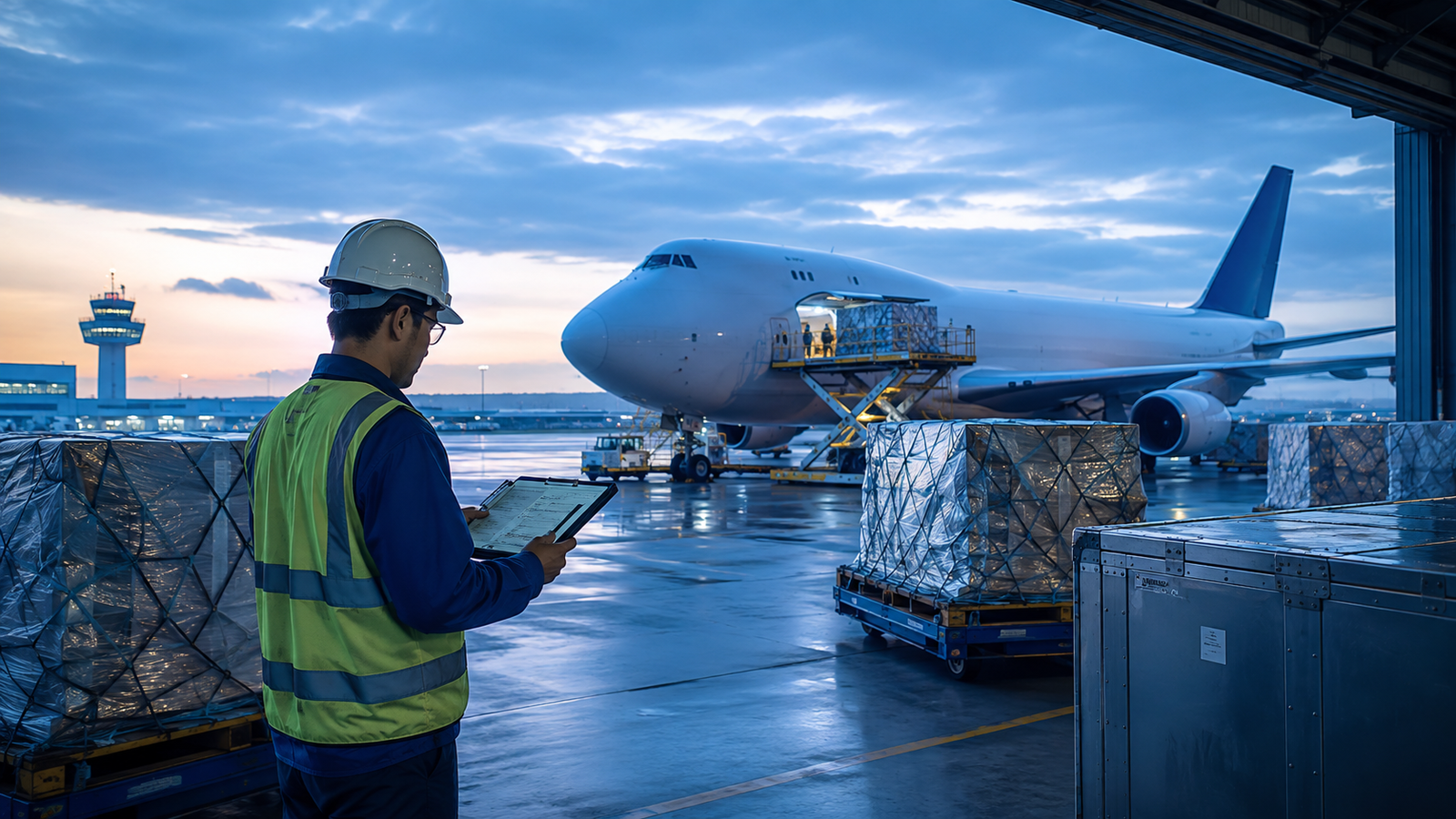 International air freight operations and cargo handling with AVICO Logistics